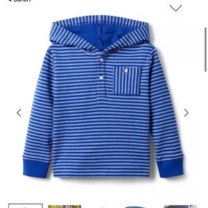 Janie and Jack- Baby Boy hooded pullover - THE NEAR AND FAR PULLOVER